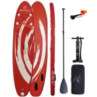 Czerwono-biały zestaw SUP Stand Up Paddle SP-320 o długości 320 cm - Spartan