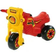 Czerwony motocykl crossowy na pedały – D-Toys