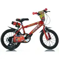 Czerwony rowerek dziecięcy Cars w rozmiarze 16 - rower Dino Bikes