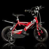 Czerwony rowerek dziecięcy Pro w rozmiarze 12 – rower Dino Bikes