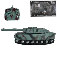 Czołg RC M1 Abrams w kamuflażu terenowym z światłem i dźwiękiem w skali 1/32, 23 cm.