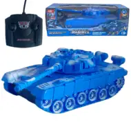 Czołg RC T-90 zdalnie sterowany z efektami świetlnymi i dźwiękowymi, dostępny w dwóch wersjach, 20 cm
