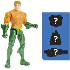 DC Comics: Aquaman figurka 10 cm z niespodziankowymi akcesoriami - Spin Master zdjęcie 2