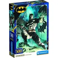 DC Comics Batman w deszczu, puzzle 500 elementów – Clementoni