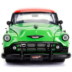 DC Comics: Figurka Trującego Bluszczu i model samochodu 1953 Chevy Bel Air w skali 1/24 - Simba Toys zdjęcie 4