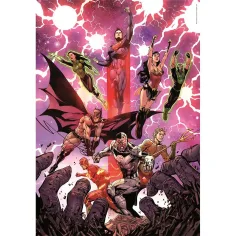 DC Comics: Liga Sprawiedliwości komiks 1000-elementowe puzzle Compact 50x70cm - Clementoni zdjęcie 2