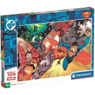 DC Comics Superman bohaterskie chwile 104-elementowa układanka - Clementoni