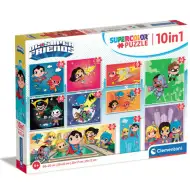 DC Super Friends 10 w 1 zestaw puzzli - Clementoni