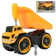 DIY Engineering Vehicle: Zestaw do samodzielnego montażu wywrotki z śrubami i narzędziami