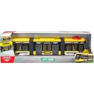 Dickie Toys: Żółty tramwaj miejski Siemens Combino z kierowaniem i otwieranymi drzwiami - Simba Toys