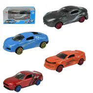 Die-Cast: Metalowy samochód sportowy w różnych wariantach 1/64 1 szt.