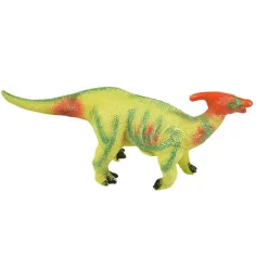 Dino World: Figurka dinozaura Parasaurolophus z winylu, wydająca dźwięki, z bawełnianym wypełnieniem, 35 cm zdjęcie 2