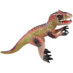 Dino World: Figurka dinozaura Velociraptor z winylu wydająca dźwięki, wypełniona bawełną, 35 cm zdjęcie 2