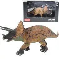 Dino World: Szczegółowo wykonana 16 cm figura dinozaura Triceratops w ozdobnym opakowaniu