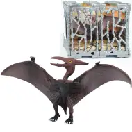 Dino World: Szczegółowo wykonana 20-centymetrowa figura dinozaura Pterozaura w klatce