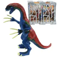 Dino World: Szczegółowo wykonana 20-centymetrowa figurka dinozaura Therizinosaurus w klatce