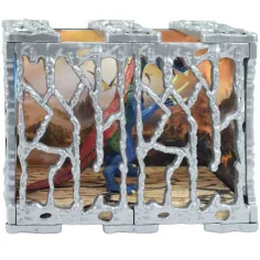 Dino World: Szczegółowo wykonana 20-centymetrowa figurka dinozaura Therizinosaurus w klatce zdjęcie 3
