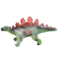 Dino World: Winylowa figurka dinozaura Stegosaurus wydająca dźwięki z bawełnianym wypełnieniem 35 cm
