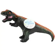 Dino World: Winylowa figurka dinozaura T-REX wydająca dźwięki z wypełnieniem bawełnianym o rozmiarze 35 cm.
