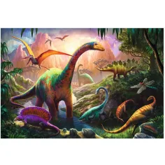 Dinozaury - puzzle 100 elementów - Trefl zdjęcie 2