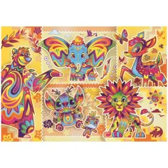 Disney+ - Klasyczne postacie 1000-elementowe puzzle z plakatem - Clementoni zdjęcie 2