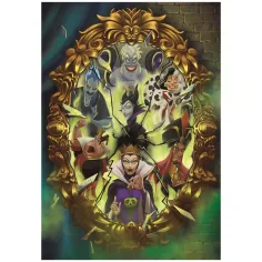 Disney - Złoczyńcy 1000-elementowe puzzle z plakatem - Clementoni zdjęcie 2