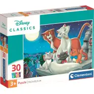 Disney Arystokraci Koty 30-elementowe puzzle Supercolor - Clementoni