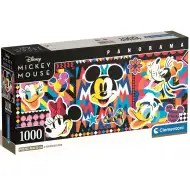 Disney: Klasyczna panorama puzzle 1000 elementów z Myszką Miki 98x33cm - Clementoni