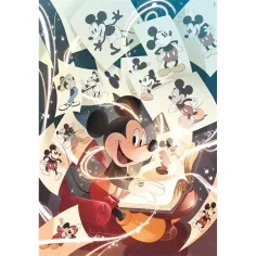 Disney: Klasyczne puzzle Mickey Mouse 1000 elementów Compact 50x70cm - Clementoni zdjęcie 2