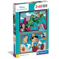 Disney Klasyka 2x60 elementów Supercolor puzzle - Clementoni