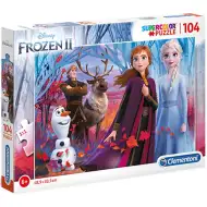 Disney Kraina Lodu 2 Supercolor puzzle 104 elementów – Clementoni