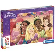 Disney+Księżniczki: Maxi Super Color Puzzle 24 elementy - Clementoni