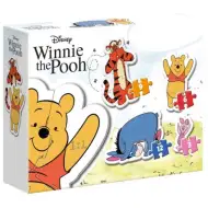 Disney: Kubuś Puchatek i przyjaciele 4 w 1 zestaw puzzli - Clementoni