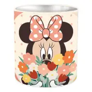 Disney Minnie Mouse cylindryczny metalowy pojemnik na przybory biurowe na biurko 10x11 cm