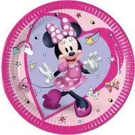 Disney+Minnie Mouse zestaw 8 papierowych talerzyków 20 cm