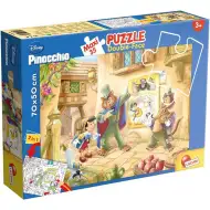 Disney Pinokio 2 w 1 maxi puzzle 35 elementów i kolorowanka 70x50 cm – Lisciani