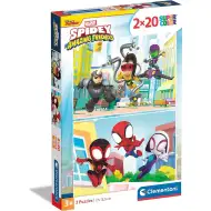 Disney Spidey 2x20-elementowe puzzle Supercolor - Clementoni
