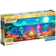 Disney Stitch – Plażowy piknik panorama 1000-elementowe puzzle - Clementoni