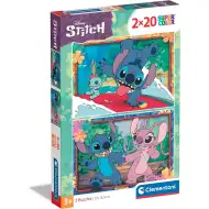 Disney+Stitch 2x20-elementowe Supercolor puzzle - Clementoni