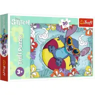 Disney+Stitch cieszy się wakacjami 30-elementowe puzzle - Trefl