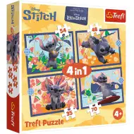 Disney: Wakacje Sticha 4 w 1 puzzle - Trefl
