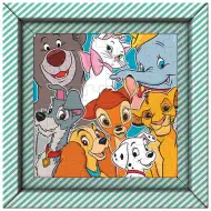 Disney zwierzęce postacie 60-elementowe puzzle z ramką - Clementoni