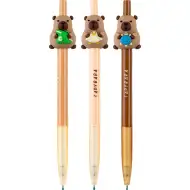 Długopis kulkowy Capybara, niebieski, z końcówką 0,5 mm, różne warianty, 1 sztuka
