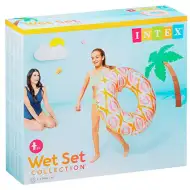 Dmuchane koło do pływania z wzorem 114 cm - Intex