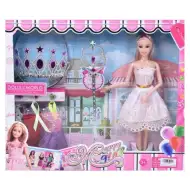 Dolls World: Modna lalka z berłem i tiarą