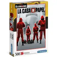 Dom z papieru: Czerwony kombinezon 500-elementowe puzzle - Clementoni