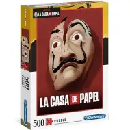 Dom z papieru: Puzzle 500 elementów z maską Dalego - Clementoni