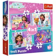 Domek Gabi 4 w 1 puzzle 35-48-54-70 elementów – Trefl