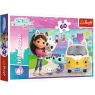 Domek dla lalek Gabi - film - puzzle 60 elementów - Trefl