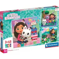Domek dla lalek Gabi 3x48 elementów Supercolor puzzle - Clementoni
